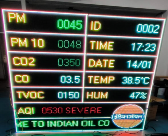 Airveda PM2.5, PM10, CO2, Temp, Humidity Monitor Touch