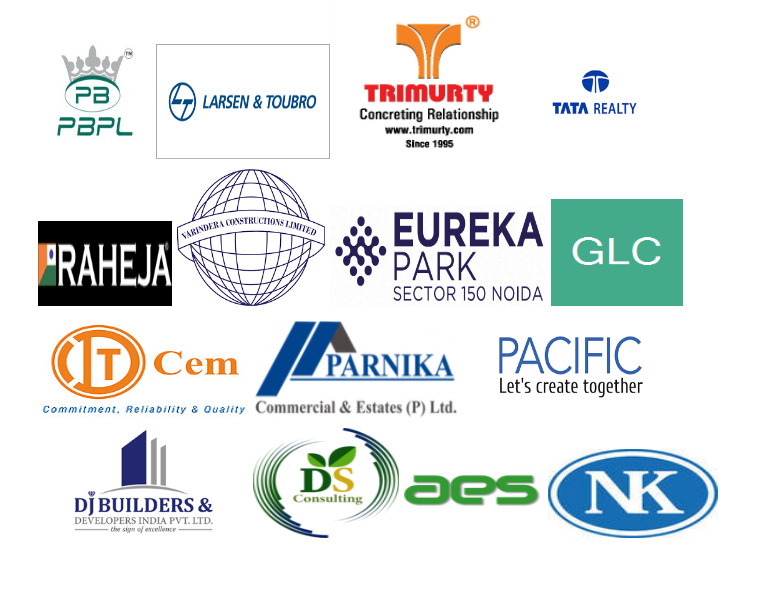 Logos of all infra/real-estate clients